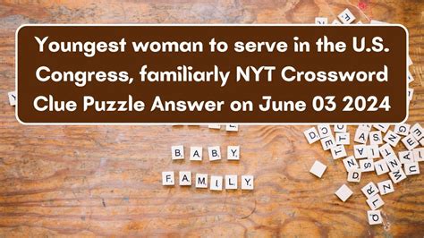 congress event crossword clue